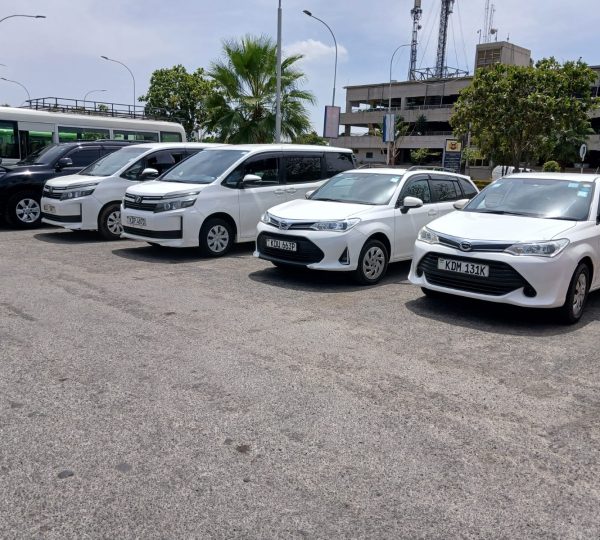Nairobi airport transfers and car hire fleet at JKIA